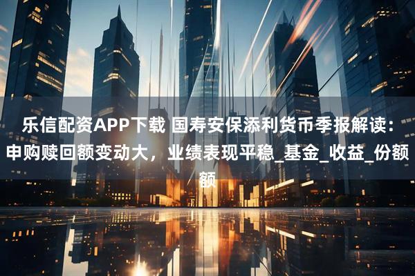 乐信配资APP下载 国寿安保添利货币季报解读：申购赎回额变动大，业绩表现平稳_基金_收益_份额